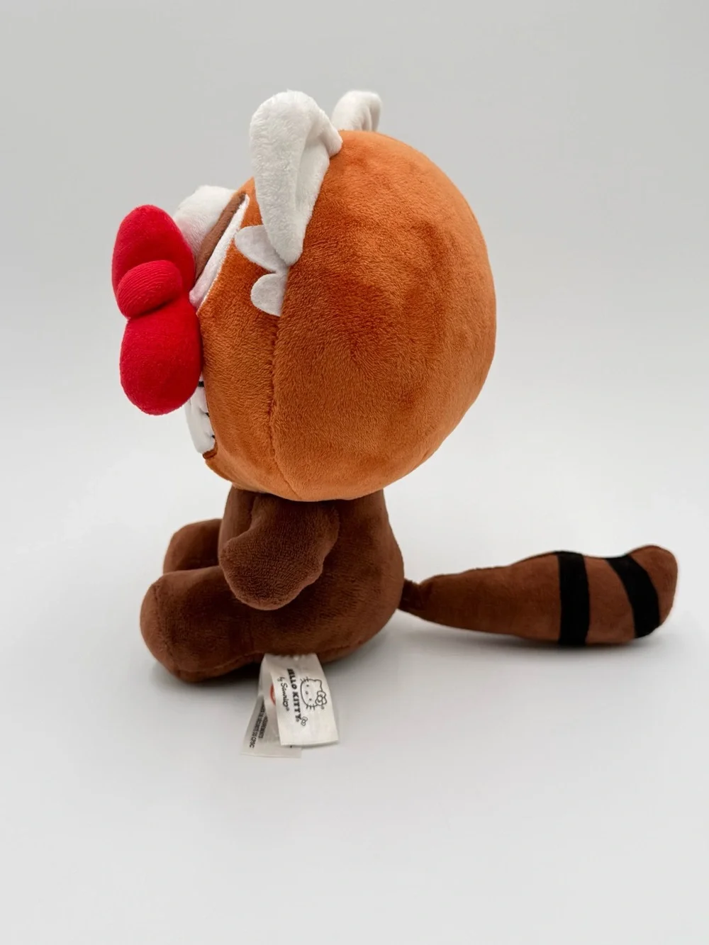 Hello Kitty Sanrio Red Panda Plush Fiesta 2025 Stuffed Animal Brown Red Bow